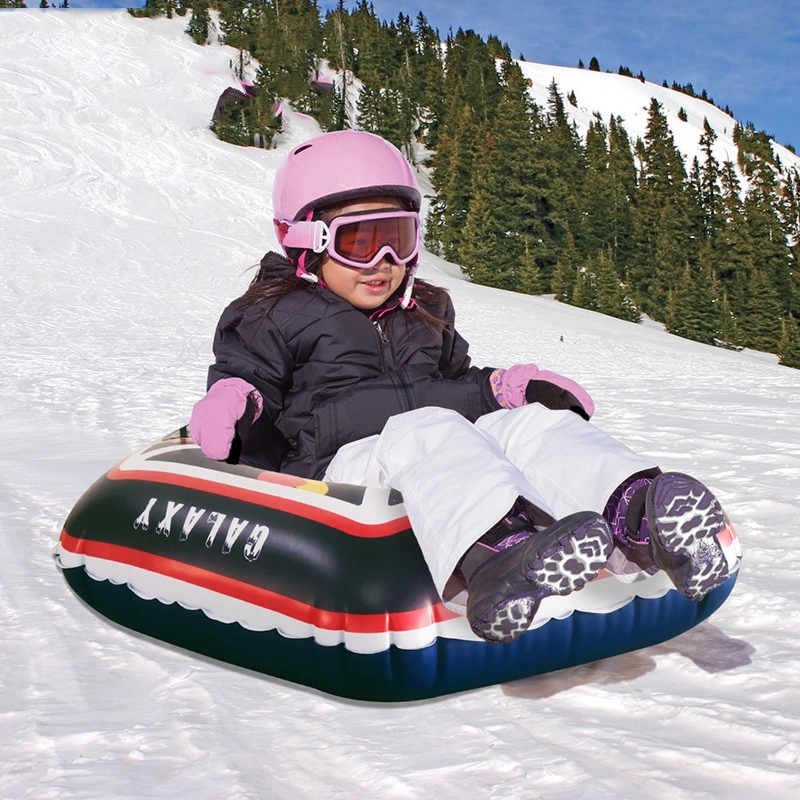 Heavy Duty Towable Inflatable Hard Bottom Sleds Snow Tube for Winter Fun