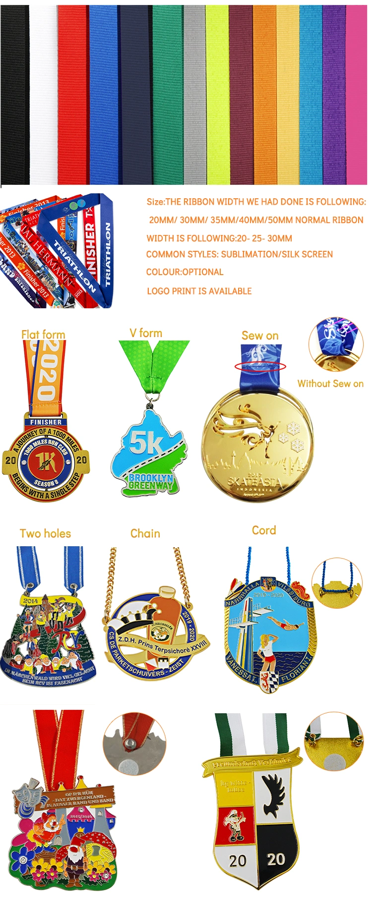 Custom Large Making Fun Run Winter Race Medal Alloy 5K Silver Athletic Running Challenge Finisher Medal