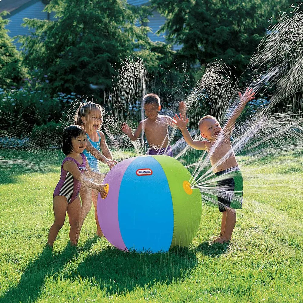 Outdoor Garden Backyard Pool Beach Party Play Inflatable Sprinkler Water Spray Ball