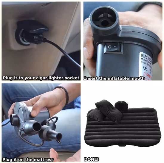 Colchón inflable portátil para exteriores para coche para dormir, cama de aire