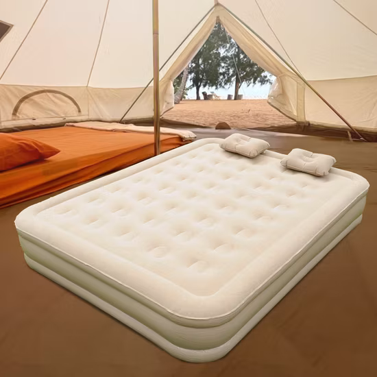 Mirakey Airbed Camping Colchón inflable Cama de aire para coche Tienda de campaña Senderismo al aire libre Usado