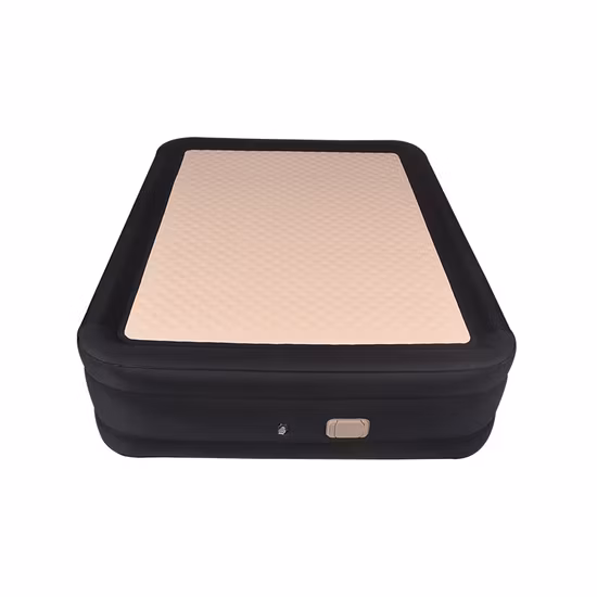 Colchón de aire inflable inflable tamaño Queen para interiores y exteriores Colchón de aire flocado